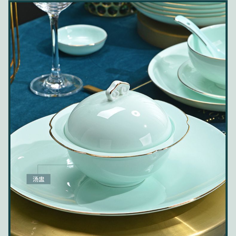 Limited Collection: Jingdezhen Celadon Underglaze Tableware Gift Sets